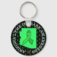 Arizona Lyme Disease Awareness Key Chain