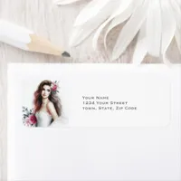 Modern Bride Wedding Label