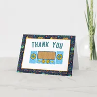 It’s Game On Skull – Video Game Birthday Thank You Card