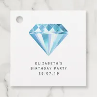 Diamond and Glitter Lace Favor Tags