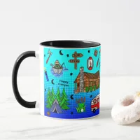 Fishing, Camping, Midwest Themed Mug