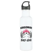 Bgm Bad Girl II Skeleton Heart Hands Edgy Vibe Stainless Steel Water Bottle