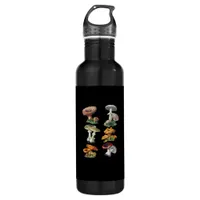 Cottagecore Mushrooms Goblincore Aesthetic Mushroo Stainless Steel Water Bottle