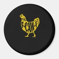 Funny Chicken F-Caw-F Hen Poultry Rooster Coop Magnet