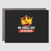 No King Patriotic Freedom No Kings In America Retr Car Magnet