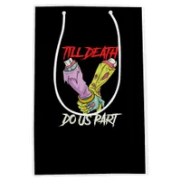 Till Death Do Us Part Zombie Hands Death Pastel Go Medium Gift Bag