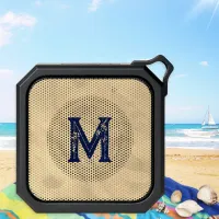 Monogrammed Summer Coastal Beach Seaside Sand Bluetooth Speaker