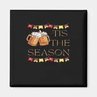 Tis The Season Oktoberfest Fun Beer Festival Fall  Magnet