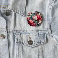 Timeless Rose Floral Charm Button