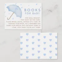 Book for Baby Sprinkle Baby Shower Enclosure Card