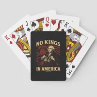 No Kings In America Since 1776 Anti-Donald Trumpp Poker Cards