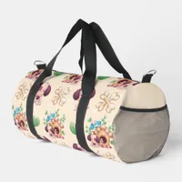 Adorable Dog Pattern  Duffle Bag