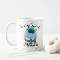 Handwritten Script Berry Sweet Mommy Blueberry Coffee Mug