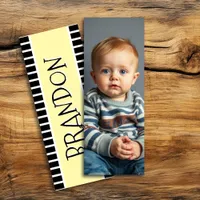 Personalized Name and Photo Striped Bookmarks