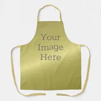 Create Your Own Metallic Anqtiue Brass Faux Foil Apron