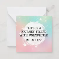 *~  Kindness Miracles   AP62  Note Card