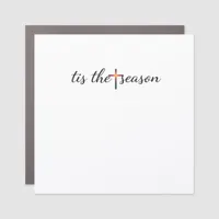 Tis The Season Retro Classic Car Magnet