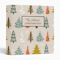 Christmas Tree Pattern Modern ID175 Binder