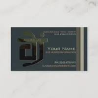 DJ Aural Beats Music Business Card