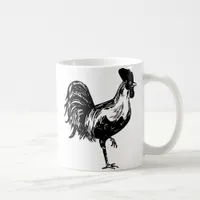 Rooster Silhouette Coffee Mug