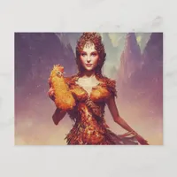 Fried Chicken Goddess Postcard