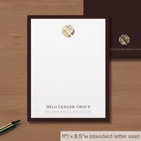 Modern Luxury Logo  Letterhead