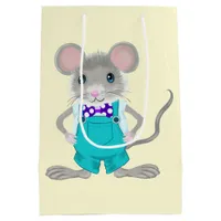 Cute and elegant little mouse medium gift bag