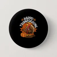 Happy Trumpsgiving Funny Thanksgiving Trumpkin Usa Button