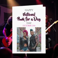 Happy Punk for a Day Day | October 25th Card