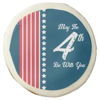 Patriotic, funny July 4th Sugar Cookie