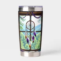Dreamcatcher in Window | Boho Art Insulated Tumbler