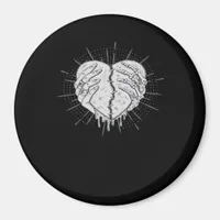 Halloween Skeleton Hands With Heart Classic Style Magnet