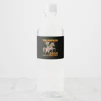 Trumpkin Keep Halloween Great Pumpkin   Water Bottle Label