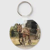 Amish Horse and Buggy Keychain