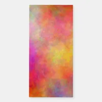 Colorful Clouds Abstract Magnetic Notepad