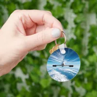 Beyond the Horizon: Concorde from Behind Keychain