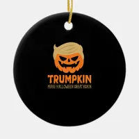 Trumpkin Make Halloween Great Again Jack O Lantern Ceramic Ornament
