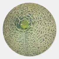 Garden Fresh Cantaloupe Classic Round Sticker