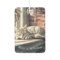 Milo's Window: The Perfect Place to Dream  Air Freshener