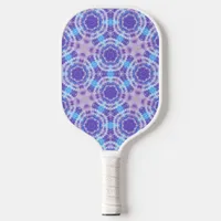 Purple and Blue Tie Dye Pattern Pickleball Paddle