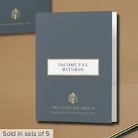 Accounting Tax Return Folders