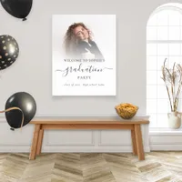 Simple Photo Overlay Welcome Graduation 2024 Grad  Poster