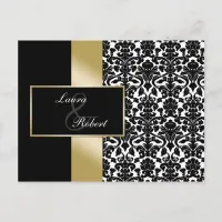 gold monogram ThankYou Cards