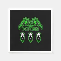 Skeleton Hands Classic Design Napkins