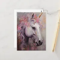 A Beautiful Unicorn Postcard