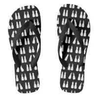 Dive Master Fun Scuba Fin Print Flip Flops