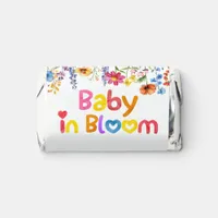 Wildflower Rainbow Floral Baby Shower  Hershey's Miniatures