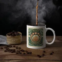 Autumn Magic Distressed Vintage Style Mug