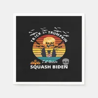 Halloween Trick Or Trumpkin Horror Costume Classic Napkins
