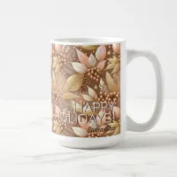 Pink Gold Christmas Pattern#8 ID1009 Coffee Mug